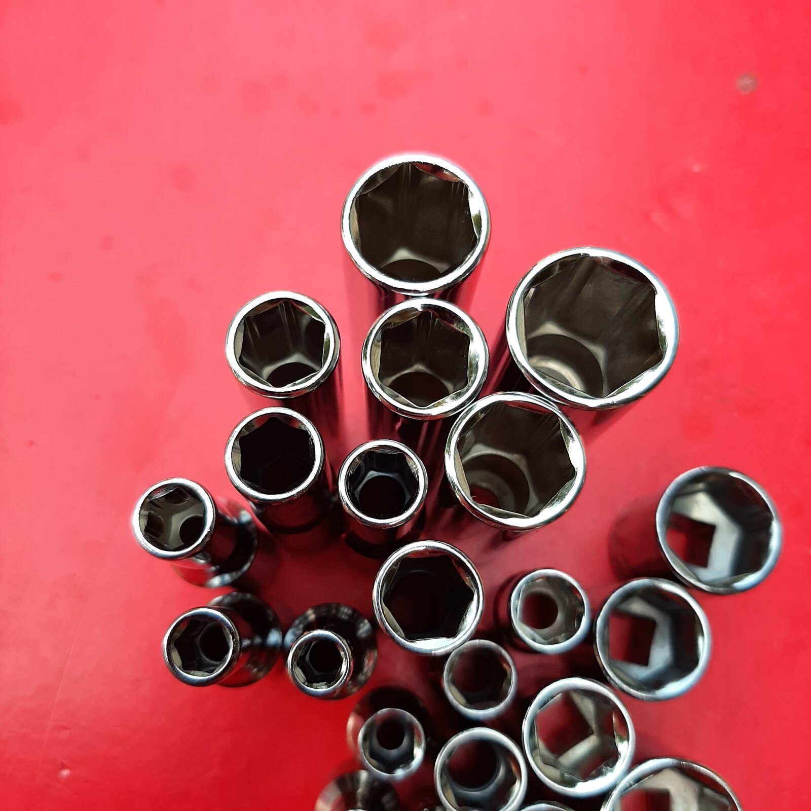 NEW CRAFTSMAN TOOLS 21 Piece 1/4" Drive Deep & Shallow SAE 6 Point Socket Set