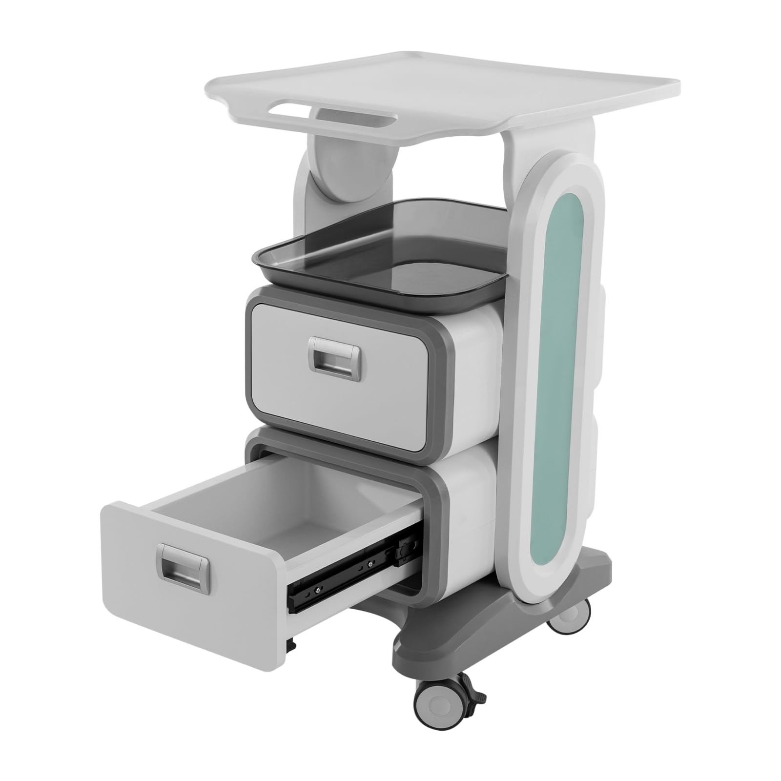 Medical Trolley with Drawers, Multifunctional Medical Rolling Cart