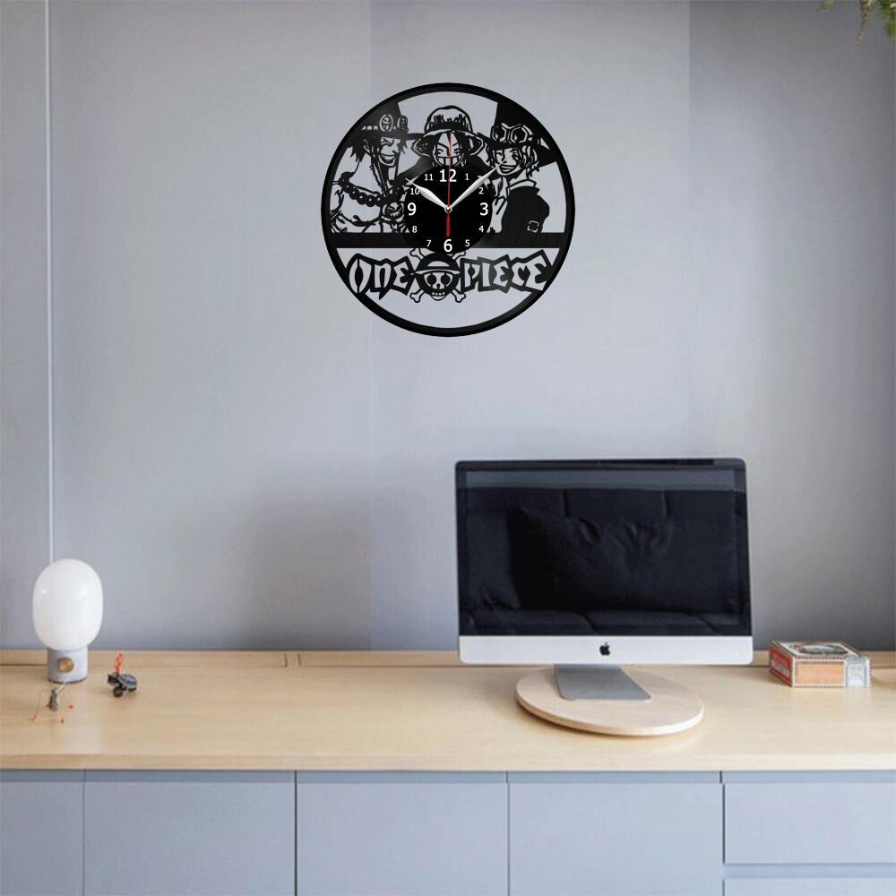 One piece Vinyl Record Wall Clock Decor Handmade 5709