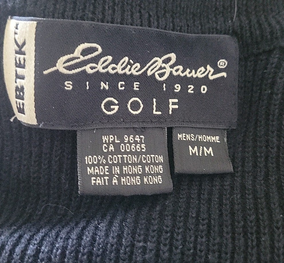 Eddie Bauer Golf Sweater Vest Size Medium Great Condition