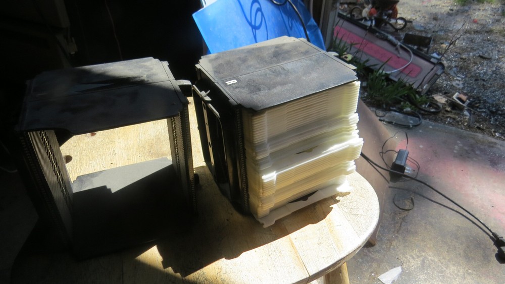 CD trays from a NSM CD jukebox