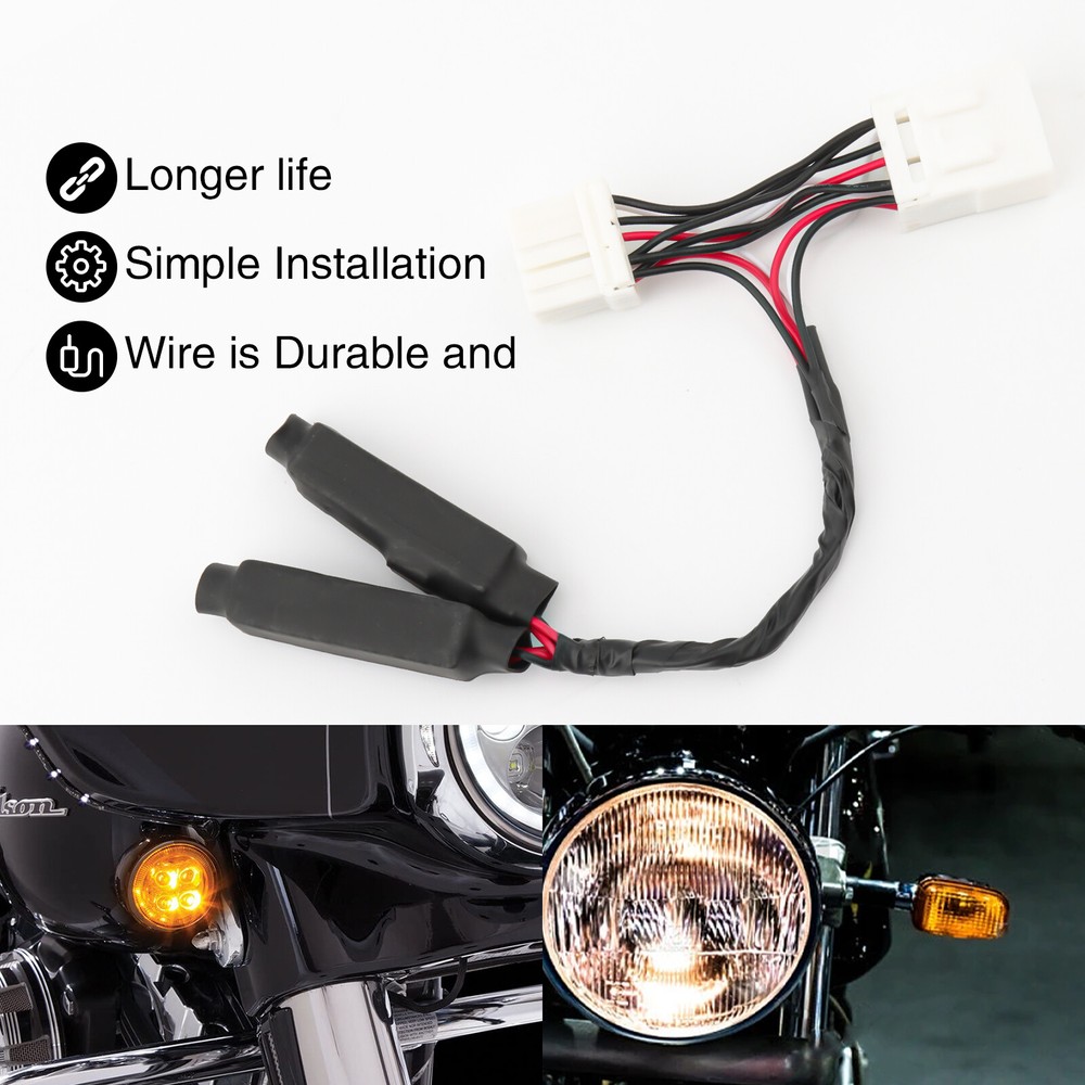 Equalizer LED Load Blinker Turn Signal Lights Resistor Plug Flasher For Harley