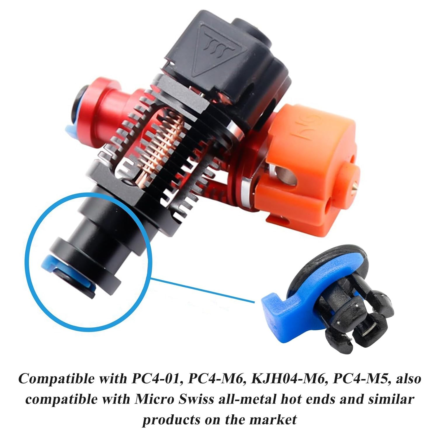 20PCS Bowden Tube Coupler Collet Clamp Clip and Set...