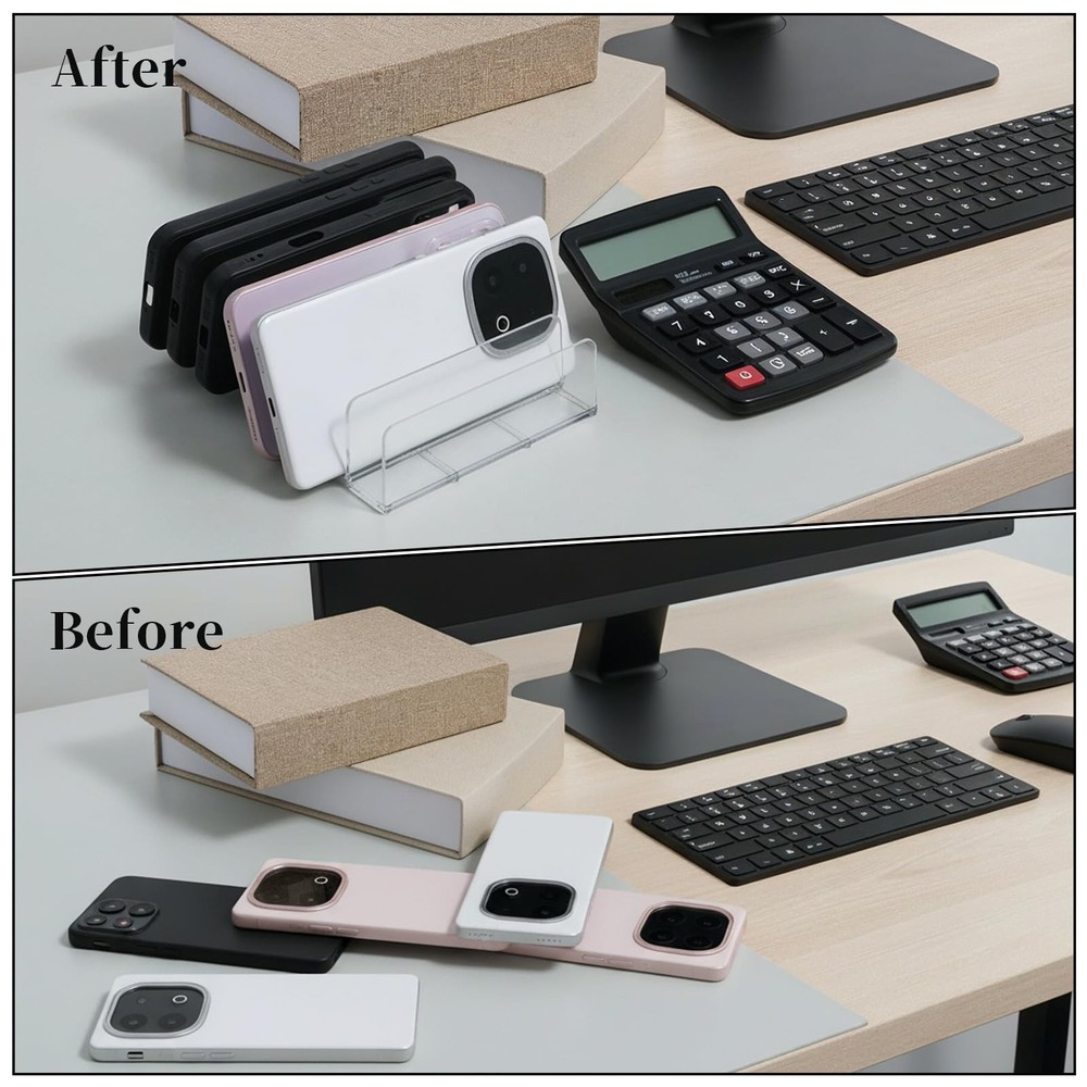 14 Slots CD Holder, Universal Multi Device Organizer Dock, Clear Acrylic /CD ...