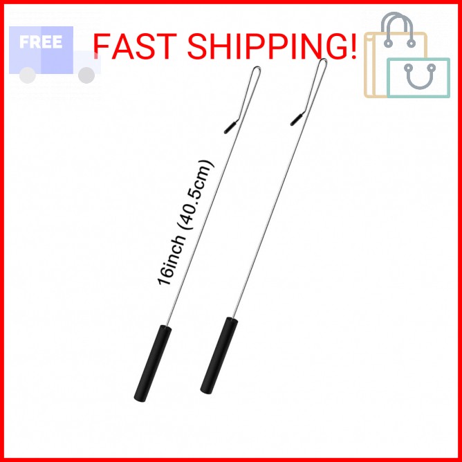 Jakeei 2 Pack 16 inch Puppet Handles Arm Control Rod Metal Puppet Stick Accessor
