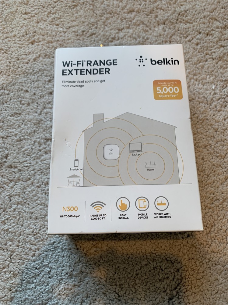 Belkin Wi-Fi Range Extender Open Box