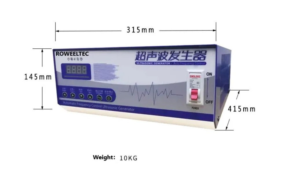 Ultrasonic Generator 0-600W Adjustable 20-40KHz Adjustable Cleaning Application