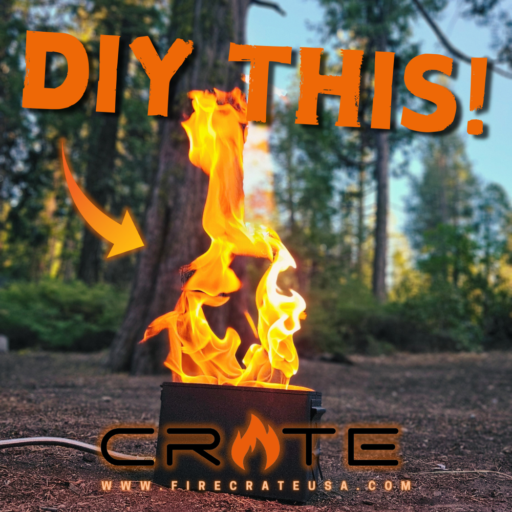 DIY Overland Ammo Can Fire Pit Burner