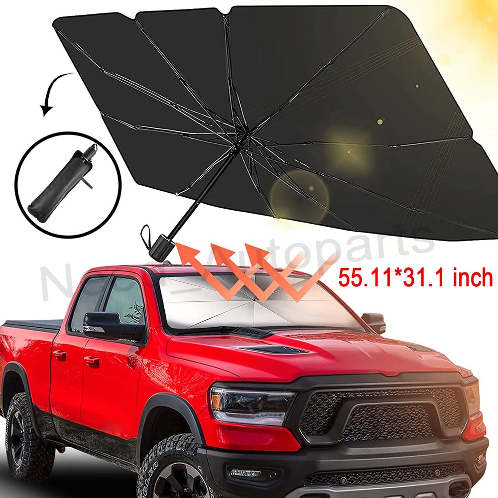 Car Windshield Sun Shade Umbrella Front Window Cover Visor Foldable UV Block