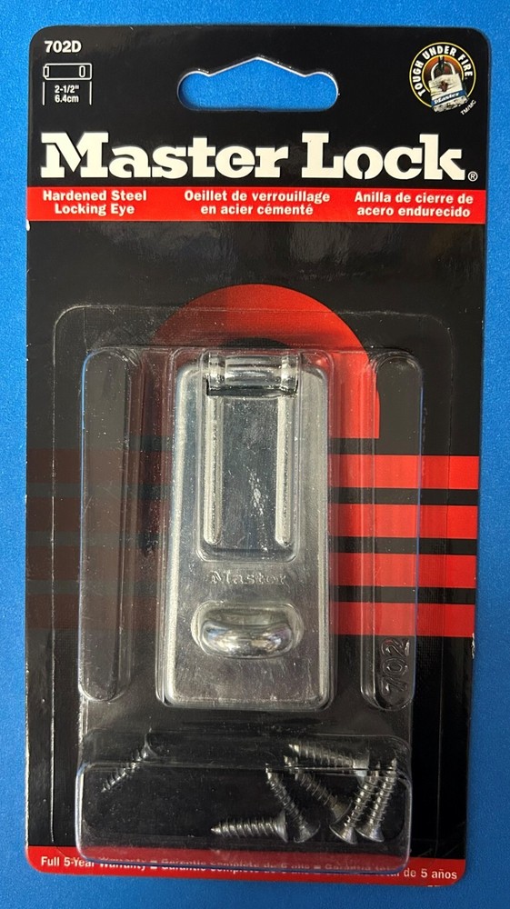 Master Lock Hardened Steel Locking Eye 702D