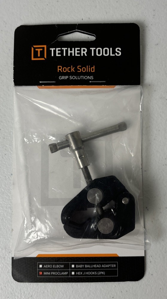 New In Package; Tether Tools Rock Solid Mini ProClamp: Grip Solutions - RS204