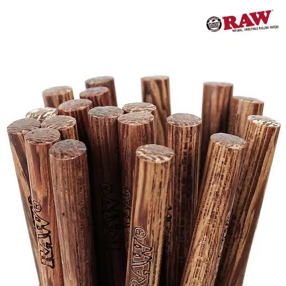 🍃😎🍃 3 x LARGE RAW CONE NATURAL WOOD POKER PACKER AUTHENTIC PENDANT TOOL🍃😎🍃