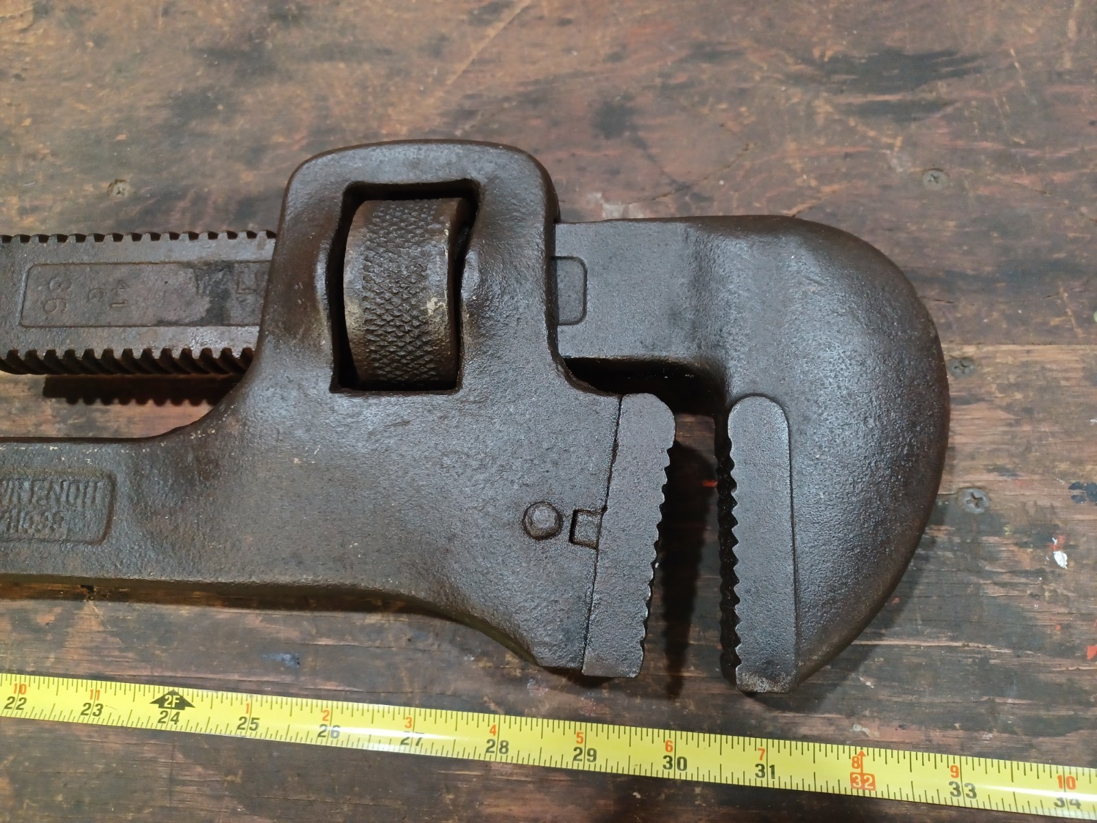 WALWORTH Walco (36") pipe wrench made-in-USA vintage it works good!