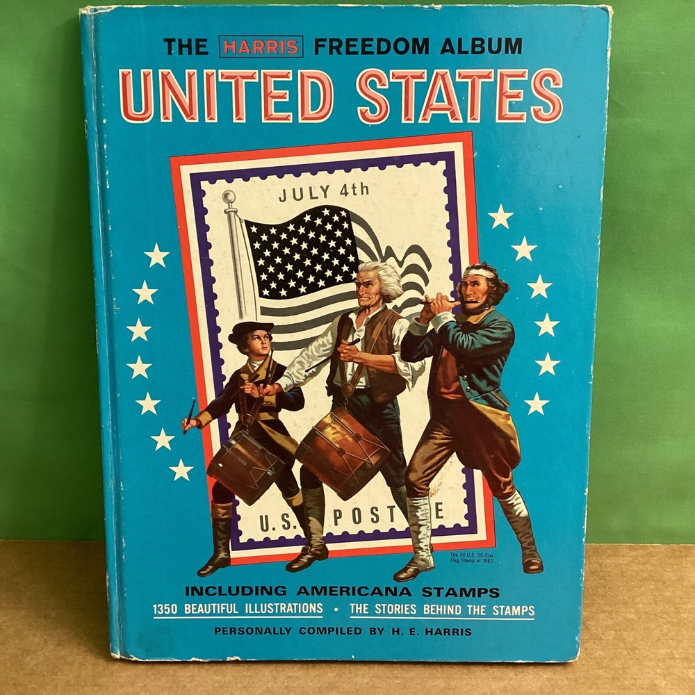1970 H.E. Harris Freedom Stamp Album for the United States, no stamps