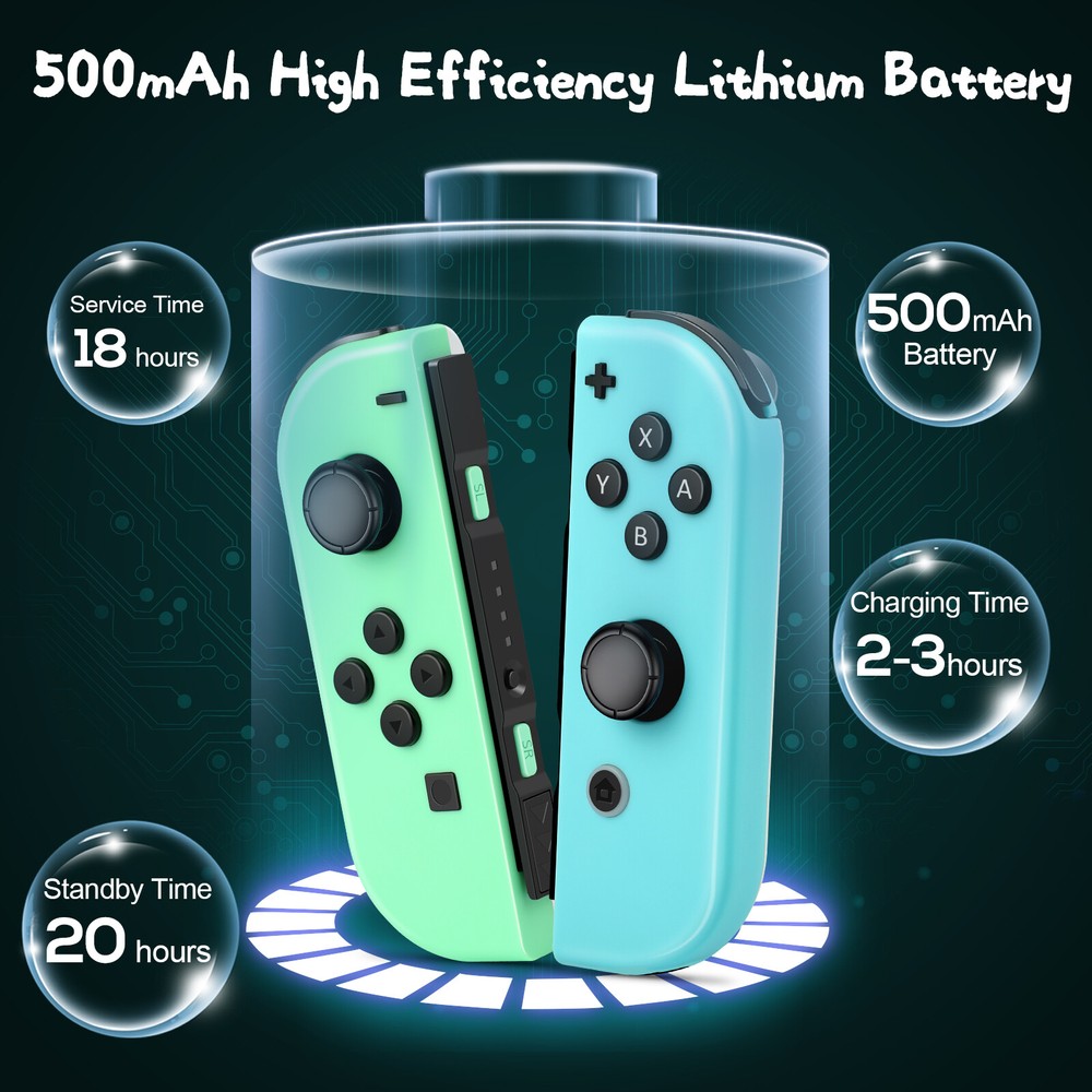 NEW Wireless Controller Pair for Nintendo Switch Left and Right BluetoothGamepad