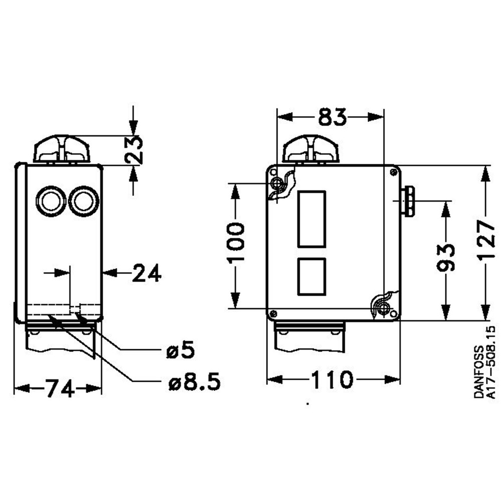 DANFOSS 017-524566 Temperature Controller New