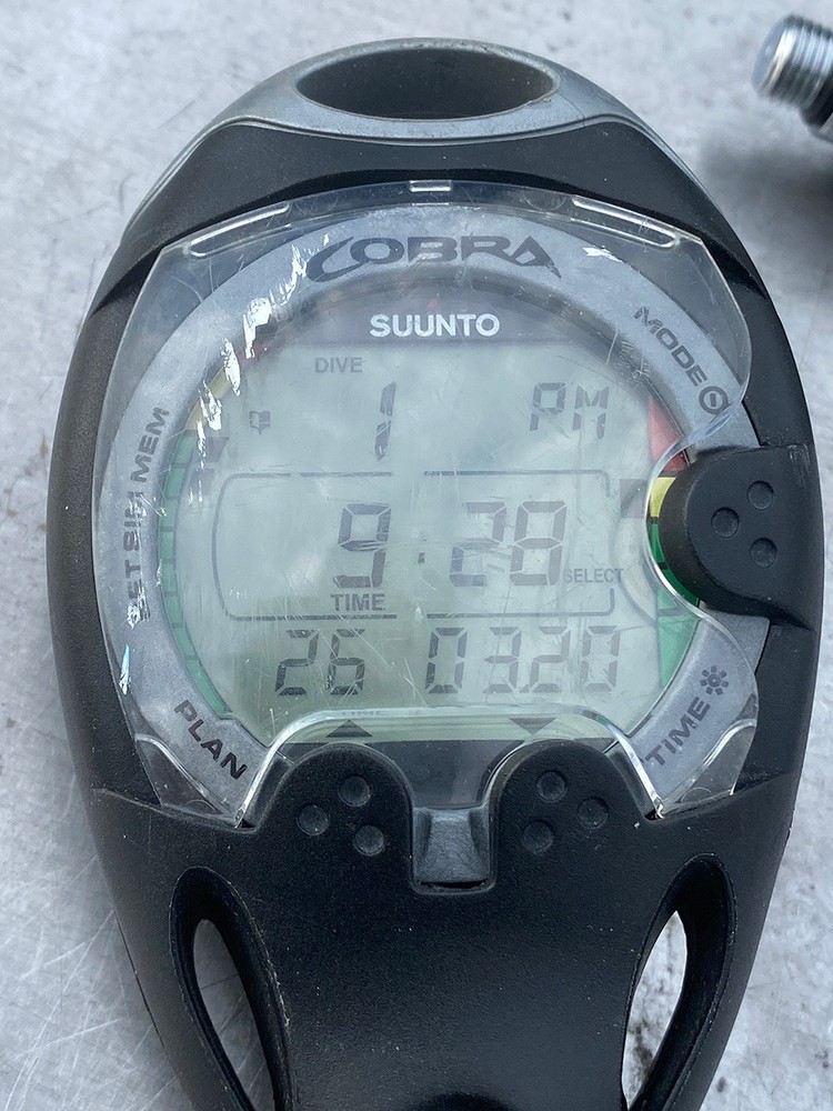 Suunto Cobra dive computer, proven working, HP hose
