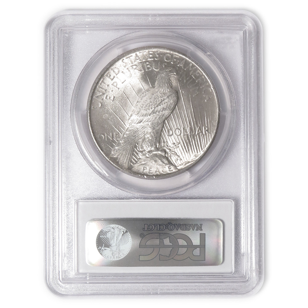 1923 $1 Peace Silver Dollar PCGS MS63