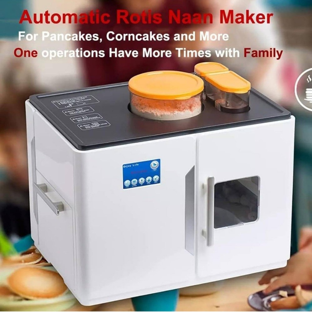 Automatic Electric Magic Roti Maker Tortilla Indian Bread Robotic Machine New