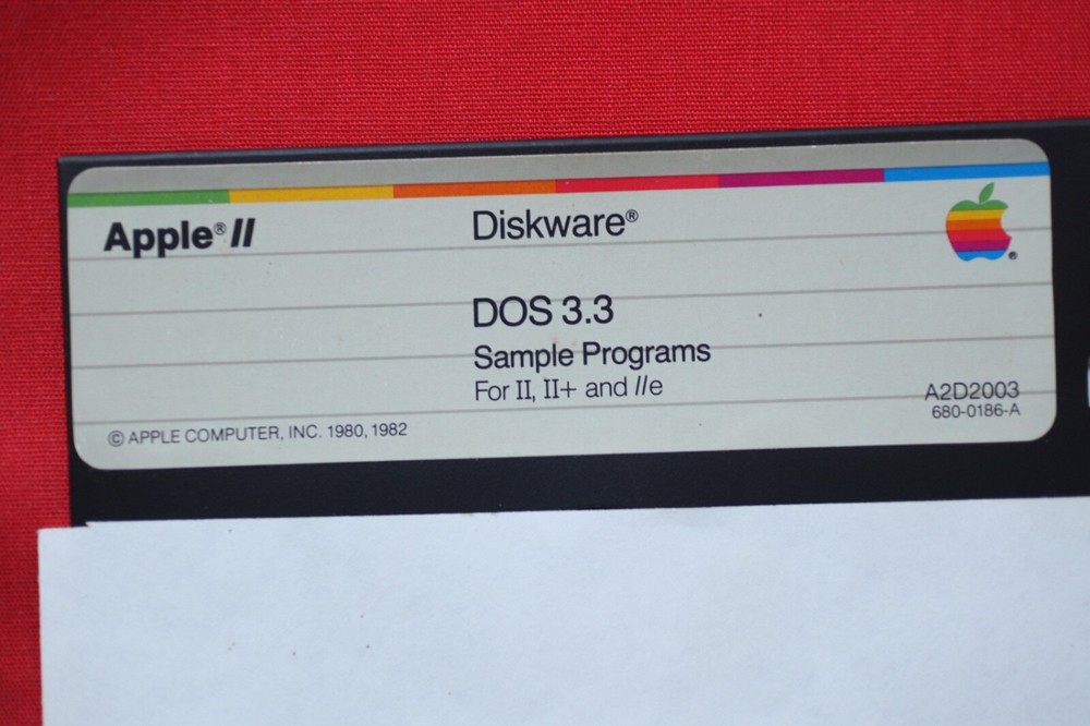 APPLE II COMPUTER DOS 3.3 SAMPLE PROGRAMS & DOT MATRIX PRINTER 5.25 DISKETTES