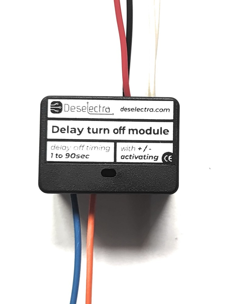 Positive & negative car switch relay 1-90s activating timer 20A delay off 12V