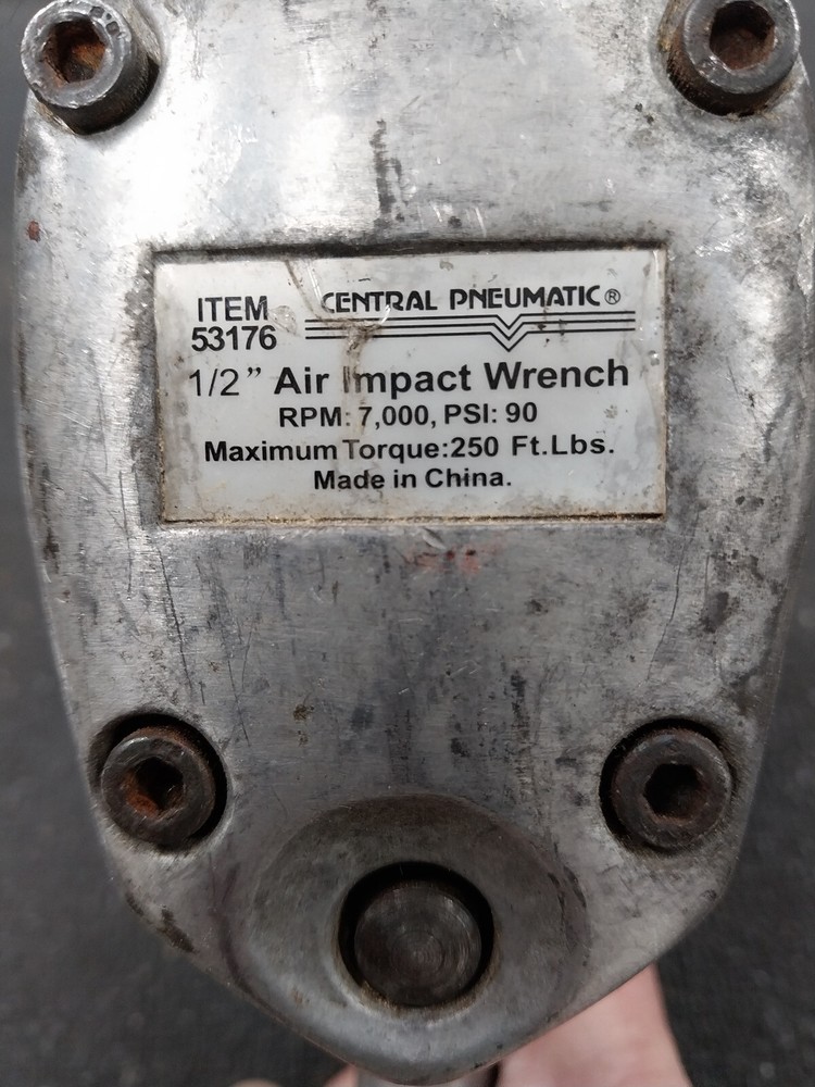 Used Central Pneumatic 1/2" Pneumatic Impact