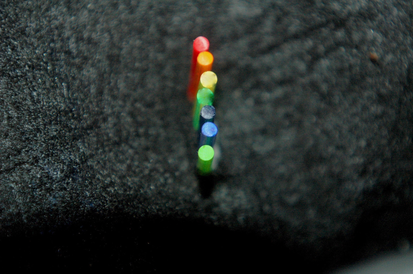 Fiberoptic replace rods sight fiber optic bright .060 .040 mm 6 colors