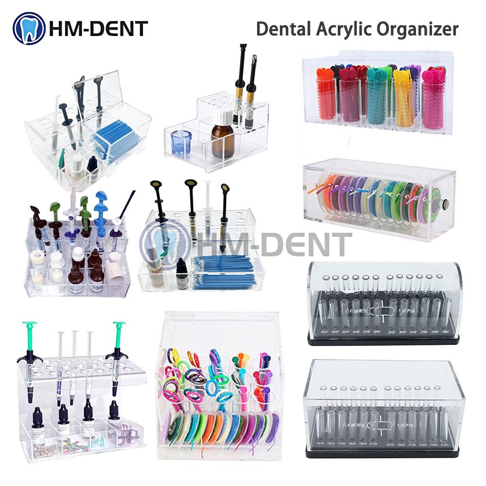 Dental Storage Box Orthodontic Power Chain Ligature Tie Organizer Holder Case