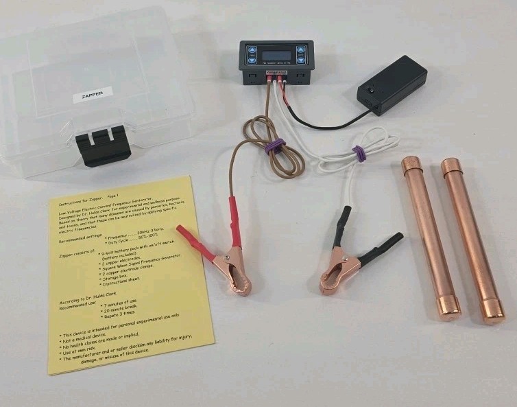 Zapper. Electronic Frequency Generator. 9-Volt. Hulda Clark.