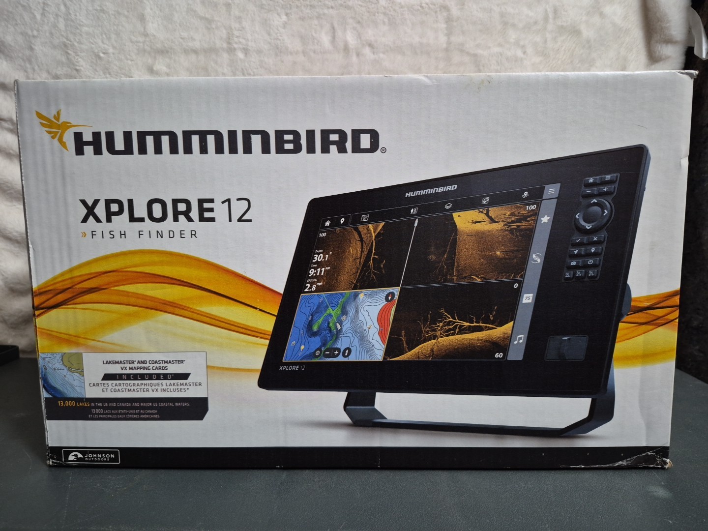 Humminbird Xplore 12 CMSI+ GPS CHIRP Fishfinder Bluetooth + MEGA SI Transducer