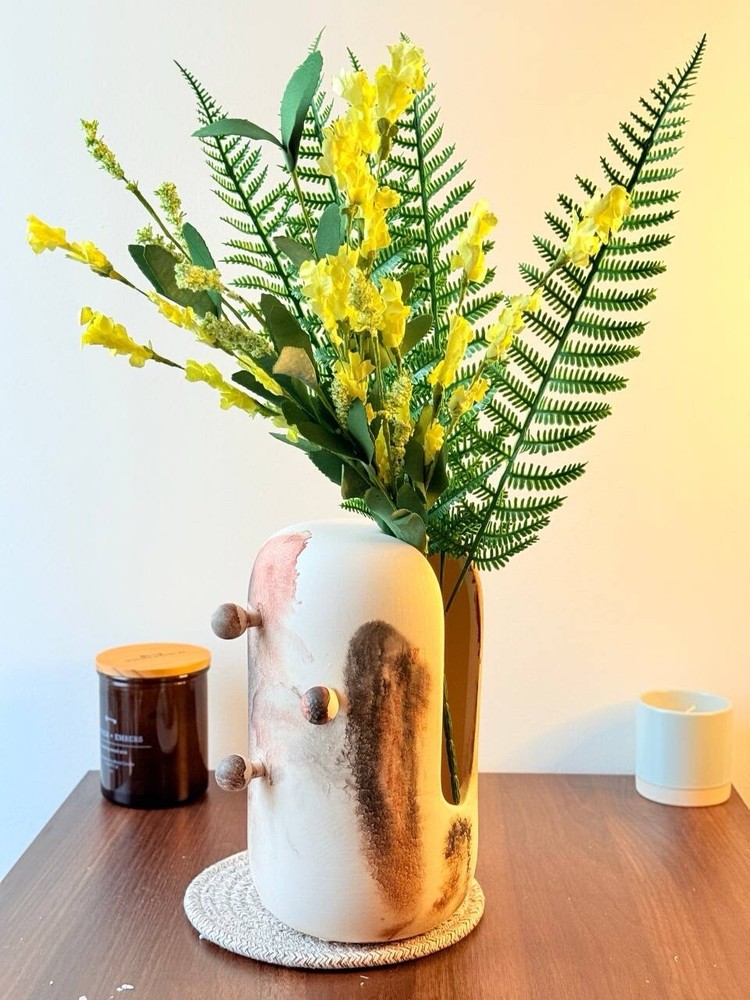 Rustic Handmade Boho Decorative Vase