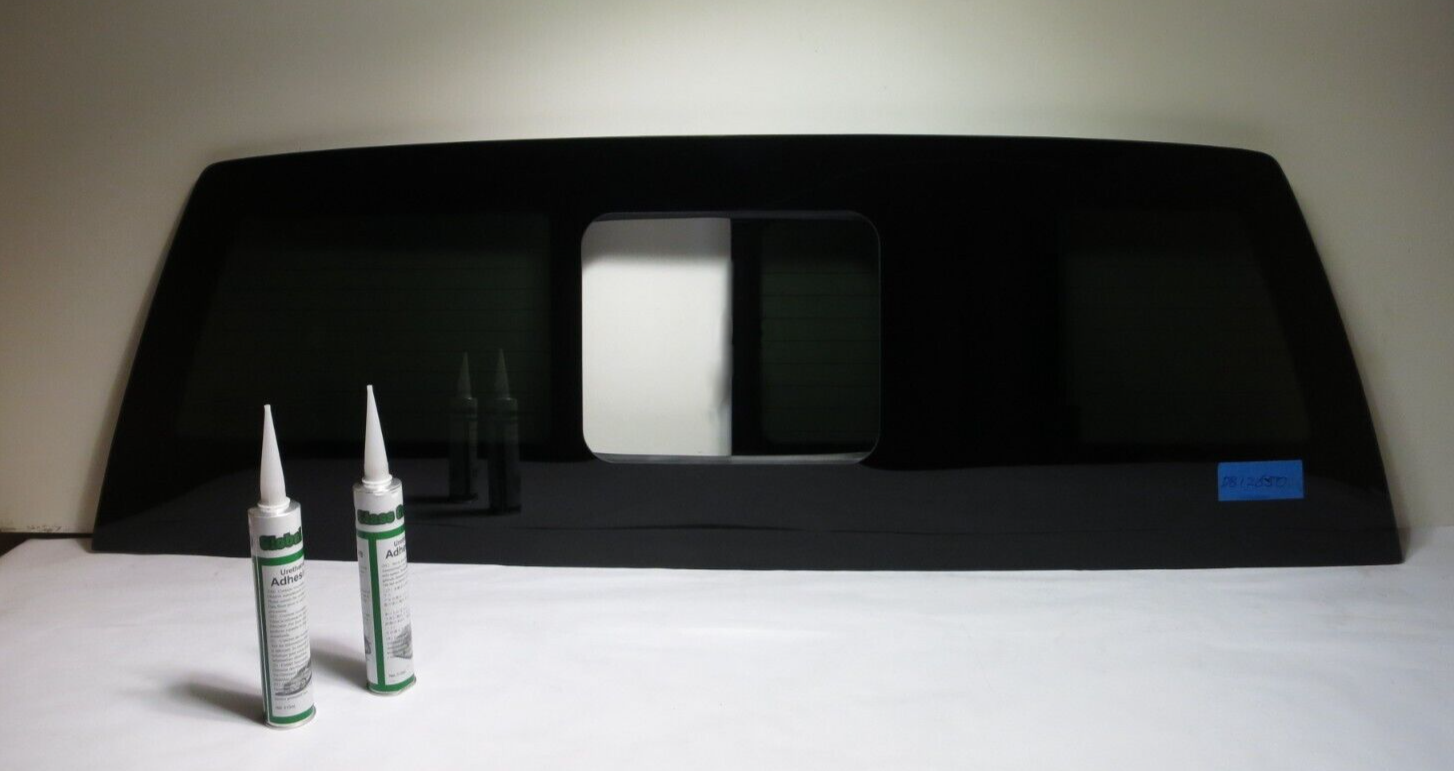 Fits 2017-2023 Ford F250 F350 F450 F550 Rear Glass Power Sliding Window w/Heat