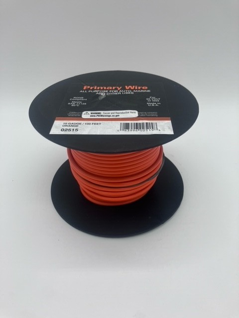 10 Gauge Primary Wire 100% Fine-Stranded Copper Made in the USA Lot NOT CCA