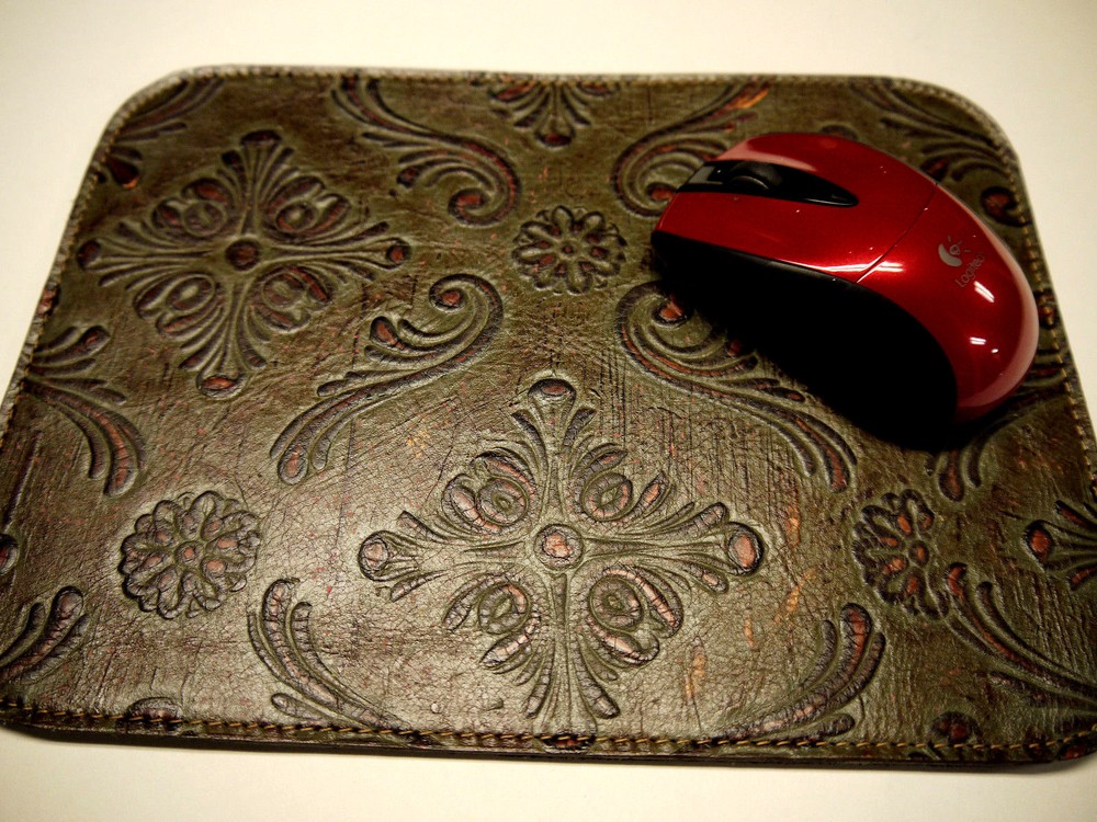 Leather Mouse Pad Unique Desgin Made in USA