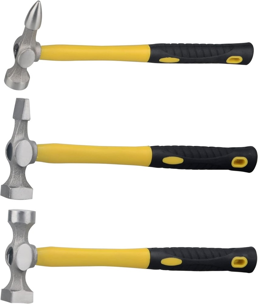7-Piece Auto Body Repair Tools Set with Panel Beating Hammer & Dolly