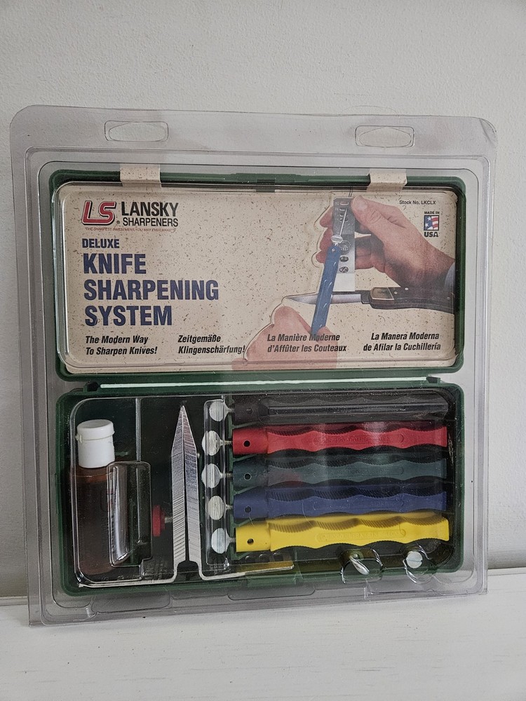 Lansky Deluxe 5-Stone Controlled-Angle Precision Knife Sharpening System - LKCLX