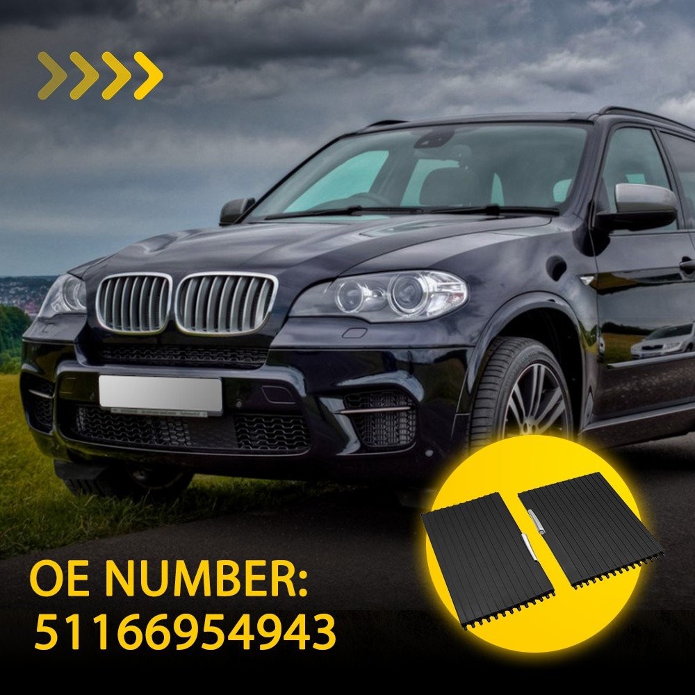 Front Console Cup Roller Holder Blind Cover Kit For BMW X5 E70 E71 xDrive35i H