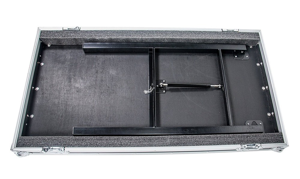 OSP Cases | ATA Road Case | 20-Space Amp Rack | 20" Deep | Standing Lid Table...