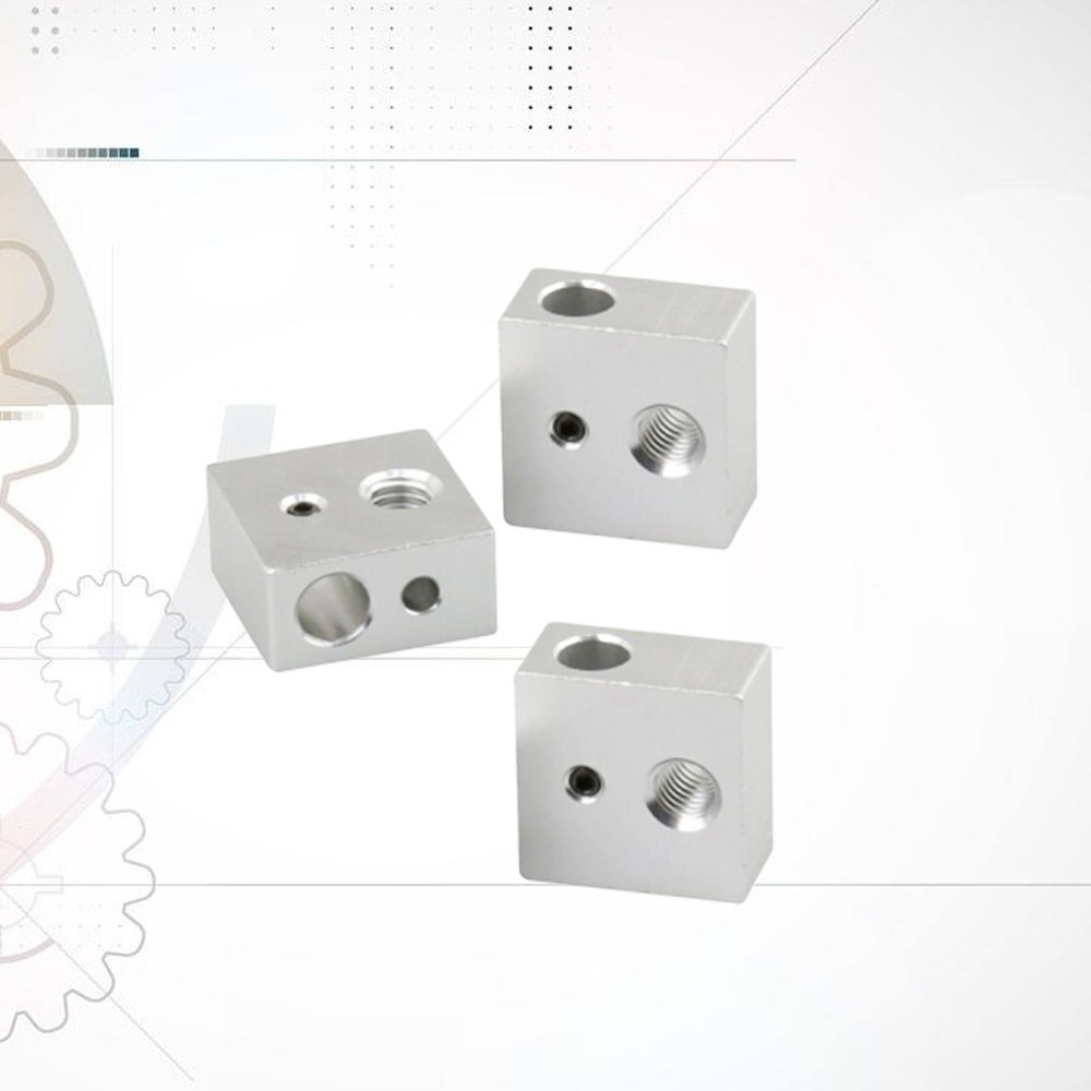 3 Pcs Printer Accessories Heater Block High Temperature Aluminum Heating