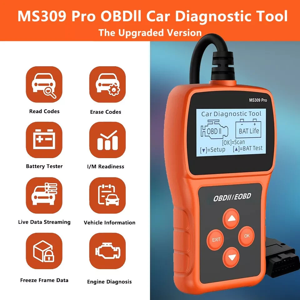 Automotive OBD2 Scanner OBD Code Reader Car Diagnostic Tool Check Engine Fault