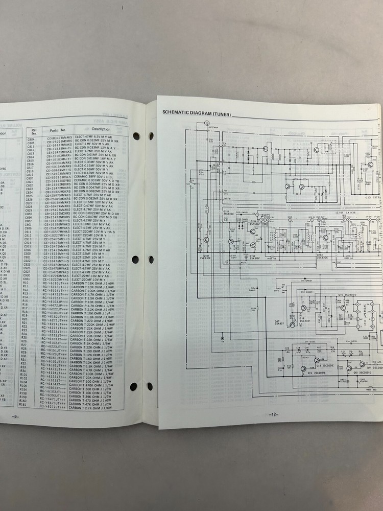 Sanyo FT E25 Original Service Manual Free Shipping