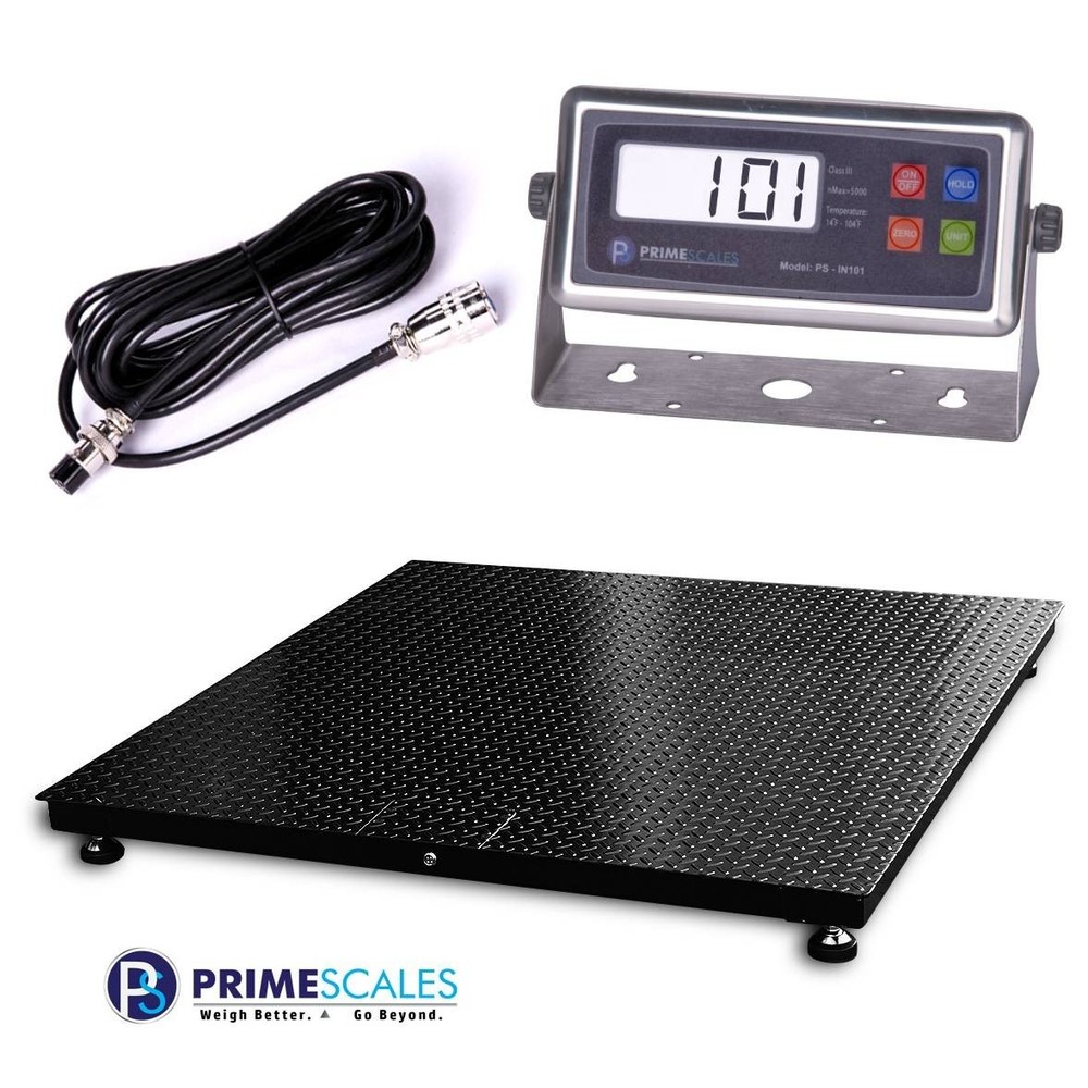 Advanced 48"x48" Industrial Floor Scale 10000LB w/ Data Transfer