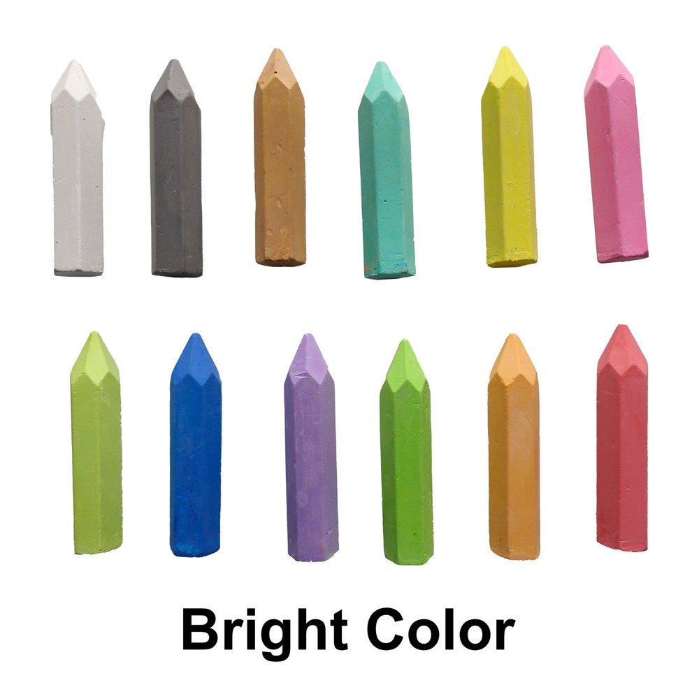 48 Count Multicolor Sidewalk Chalk Set