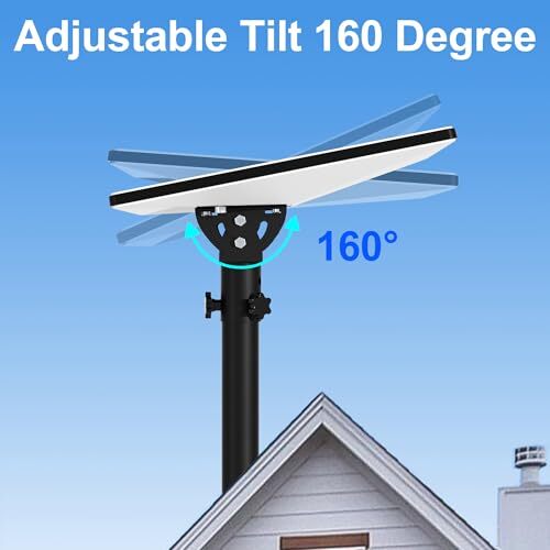 Starlink Mini Mount Pipe Adapter, 160-Degree Adjustable Tilt Angle, Specially