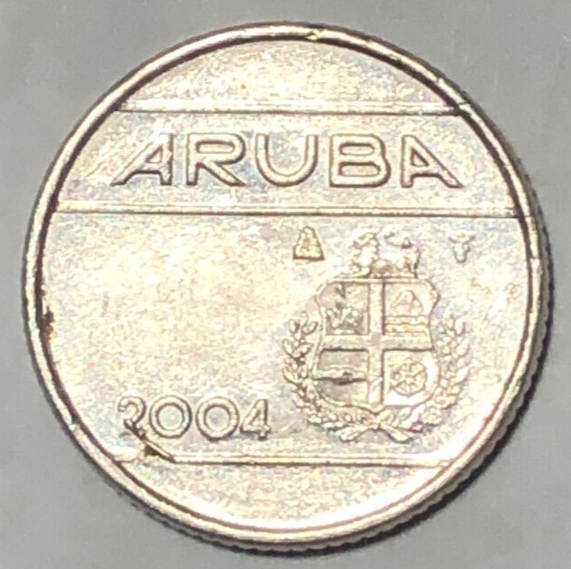 Coin Aruba 10 Cents 2004 KM2