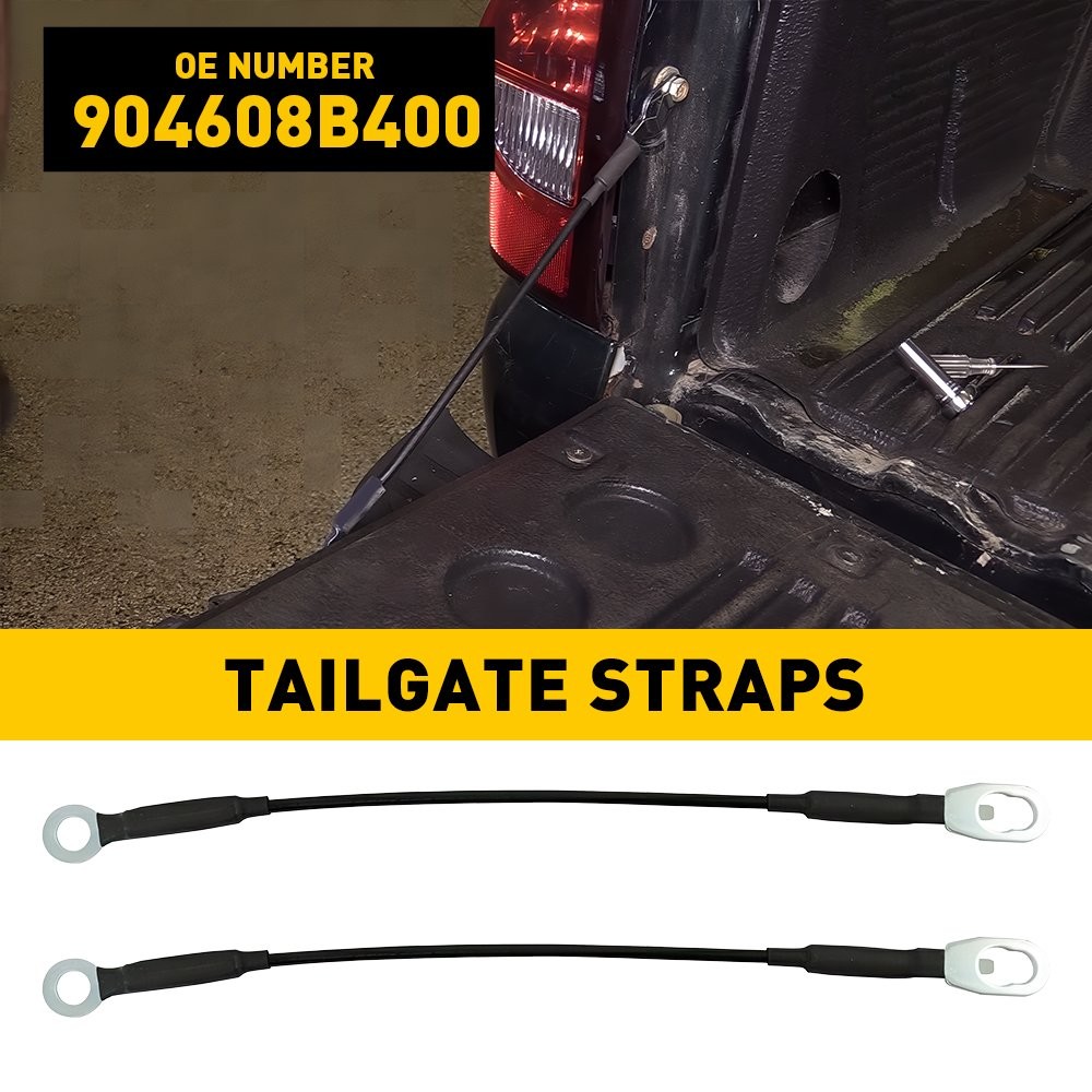 2PCS Left and Right Support Tailgate Cable Kit Set for 1998-2004 Nissan Frontier