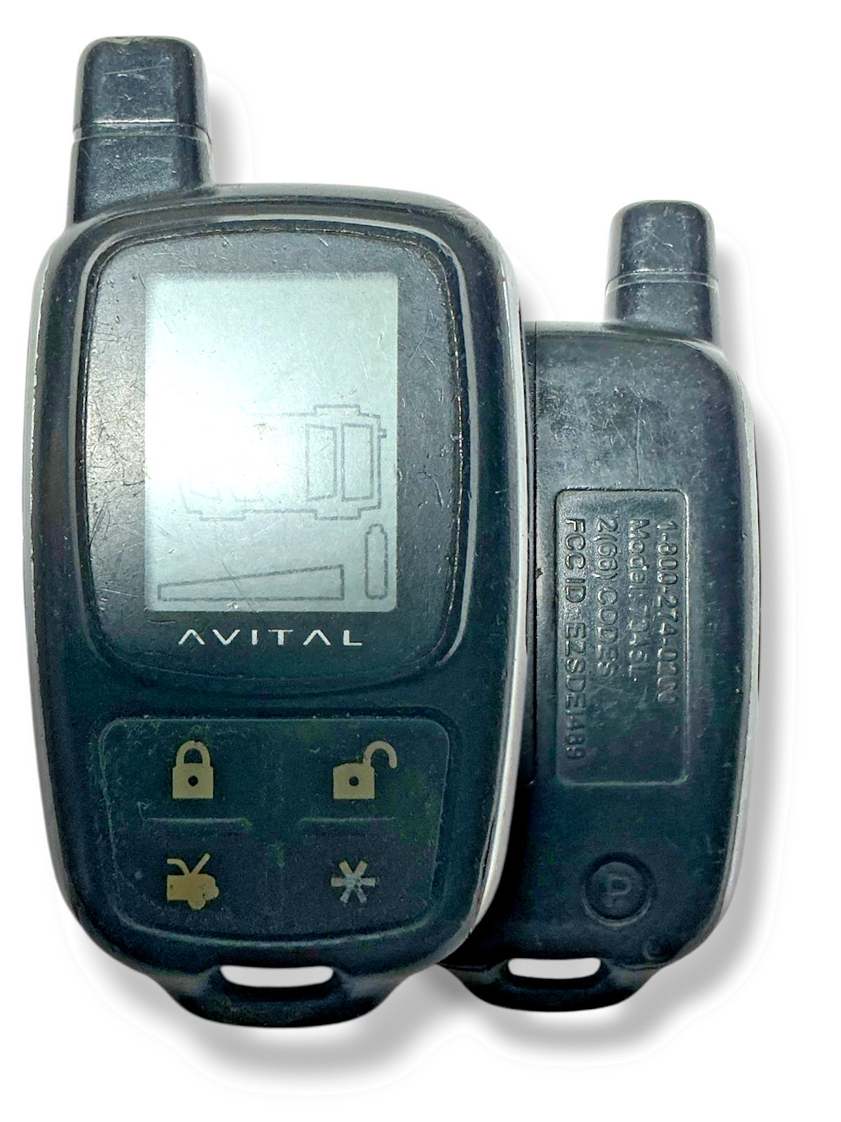 Original Avital EZSDEI489 7345L Key fob Keyless Entry Remote