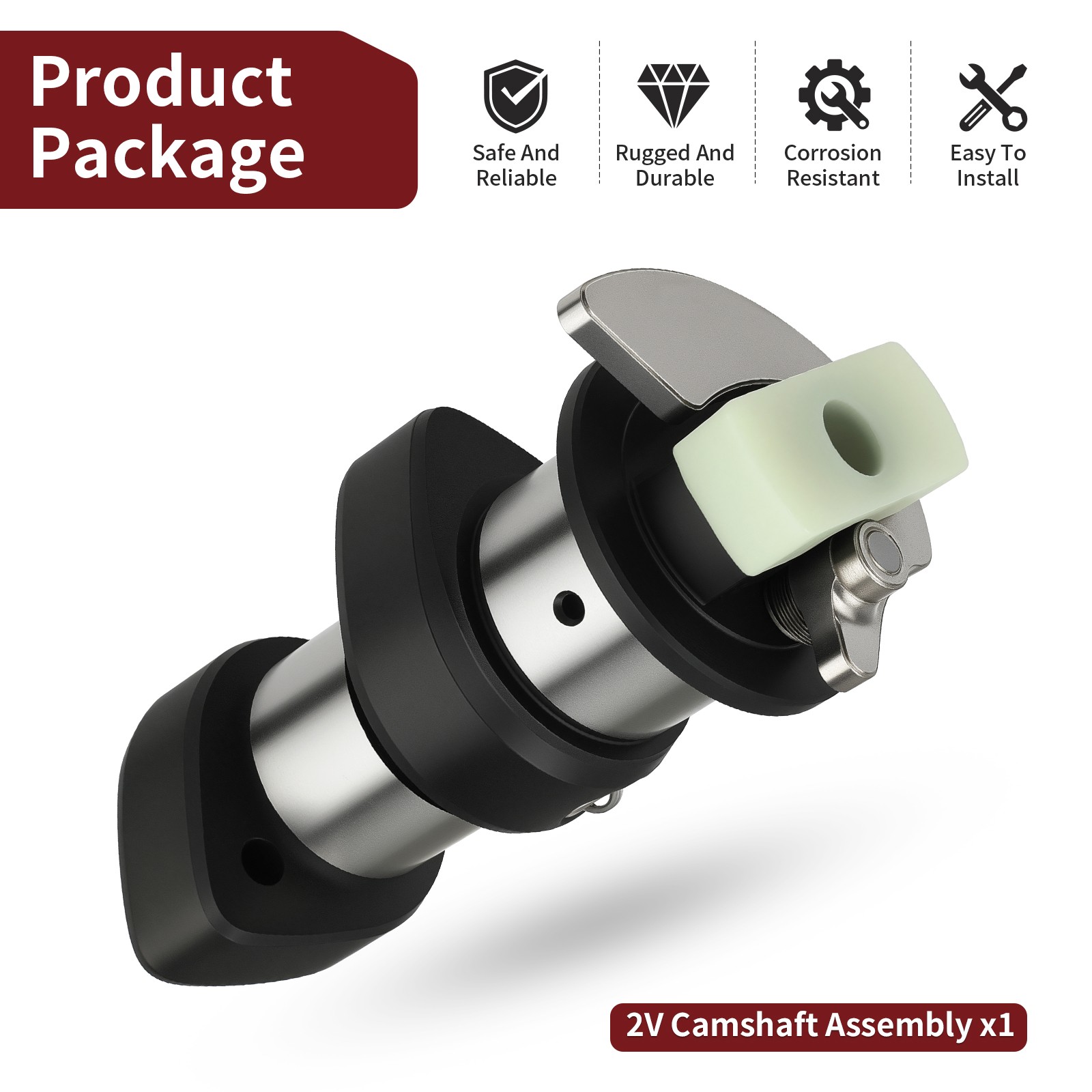 2V Camshaft Assembly For Polaris Sportsman 450 HO 2017 2018 2019 2020 2021-2025