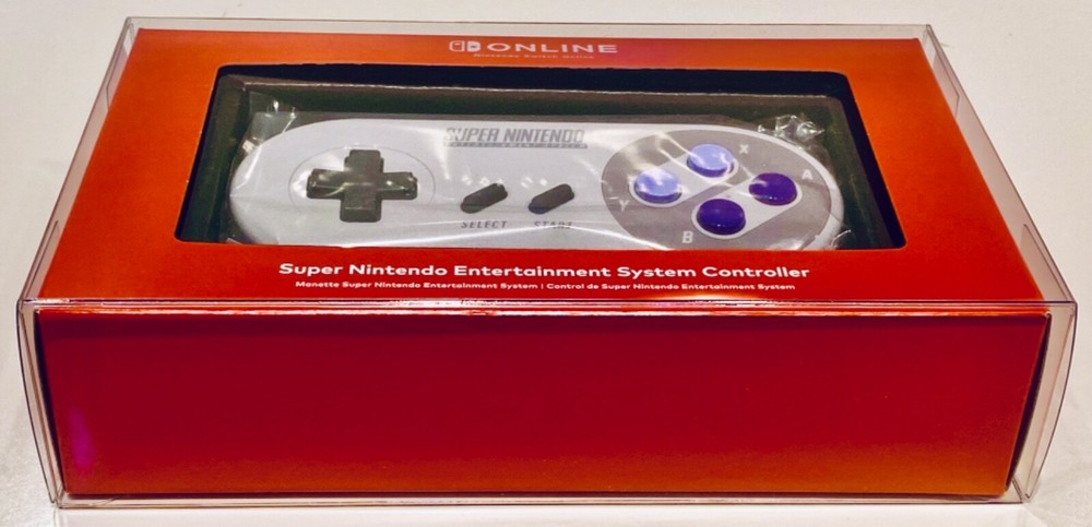 1 Box Protector for Nintendo Switch SNES ONLINE Controller boxes Display Case