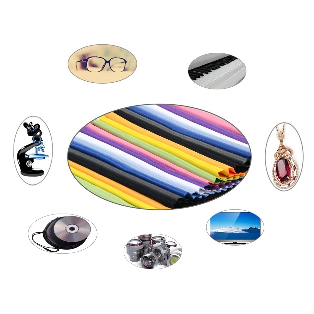 20-Pack Microfiber Cleaning Cloths for Smart Phones, Laptops, Table... Fast Ship